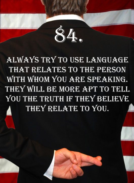 Deception Tip 84 - How To Detect Deception - A Guide To Deception - Author Spencer Coffman