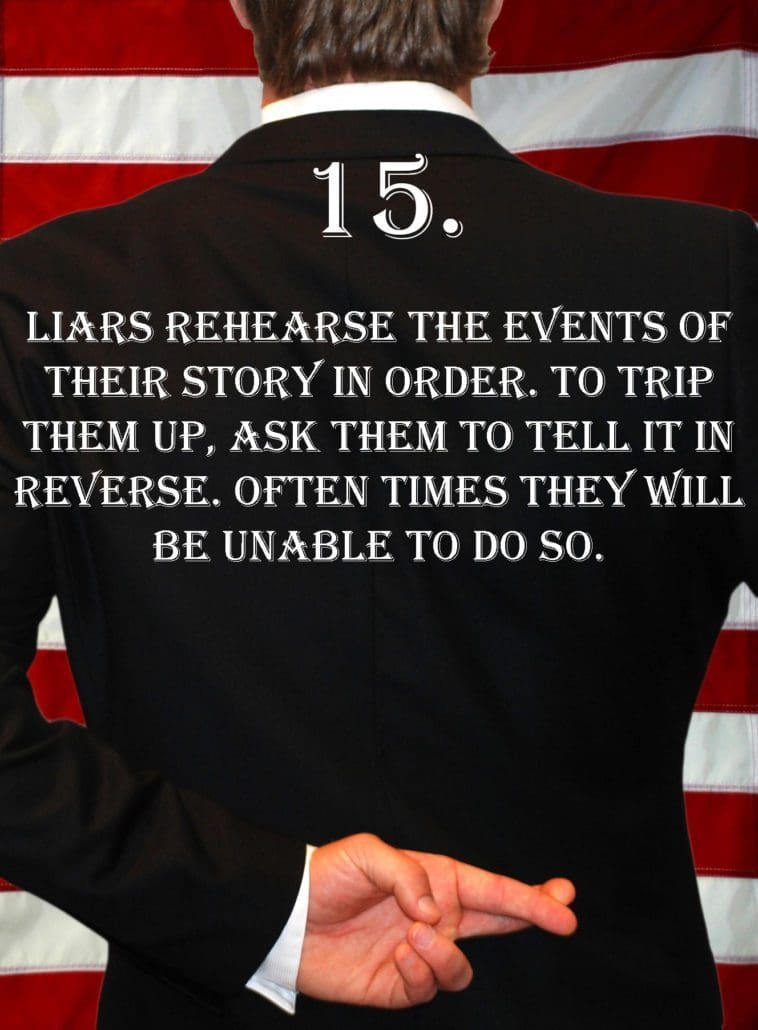 Deception Tip 15 - How To Detect Deception - A Guide To Deception