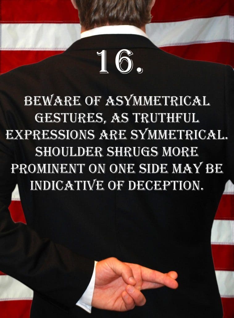 Deception Tip 16 - How To Detect Deception - A Guide To Deception